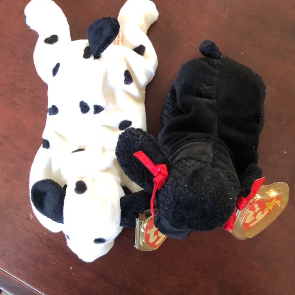 Beanie Babies 1996 Dotty and 1998 Gigi by Ty - Picture 2 of 6